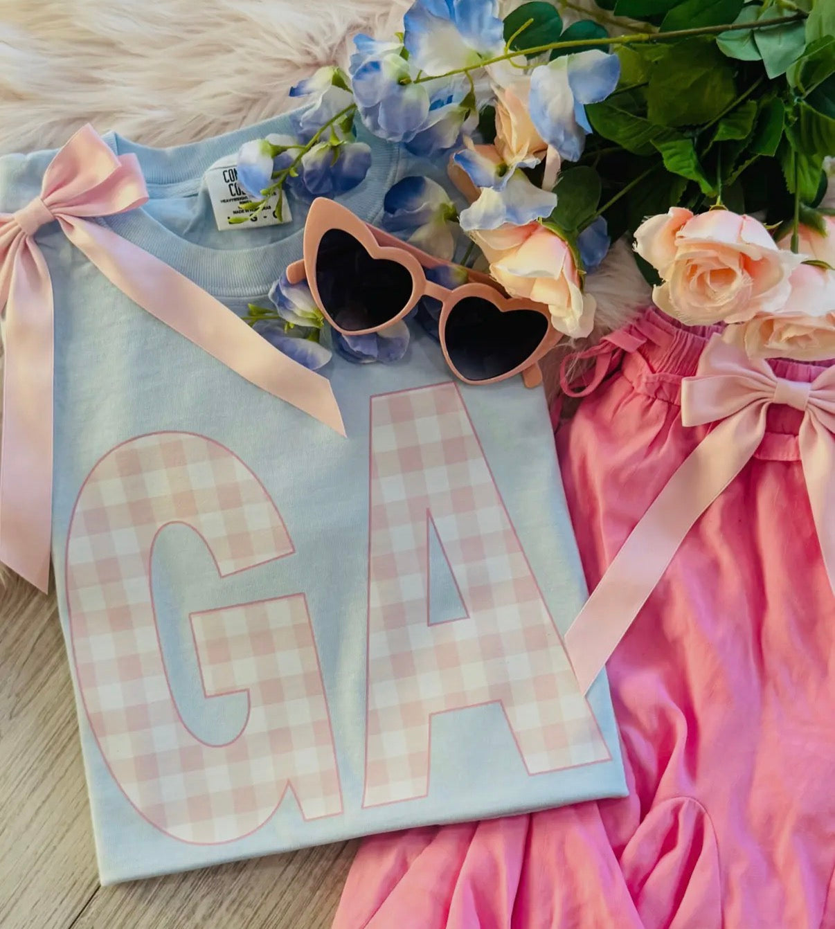 georgia gingham tshirt