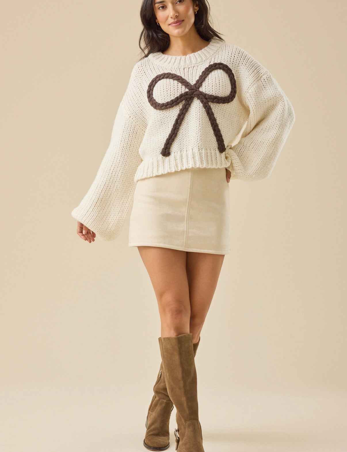 Bow Knit Sweater