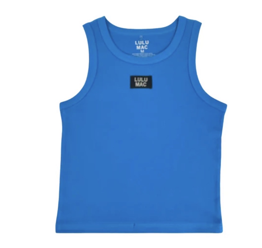 LULU MAC BLUE TANK PRE ORDER