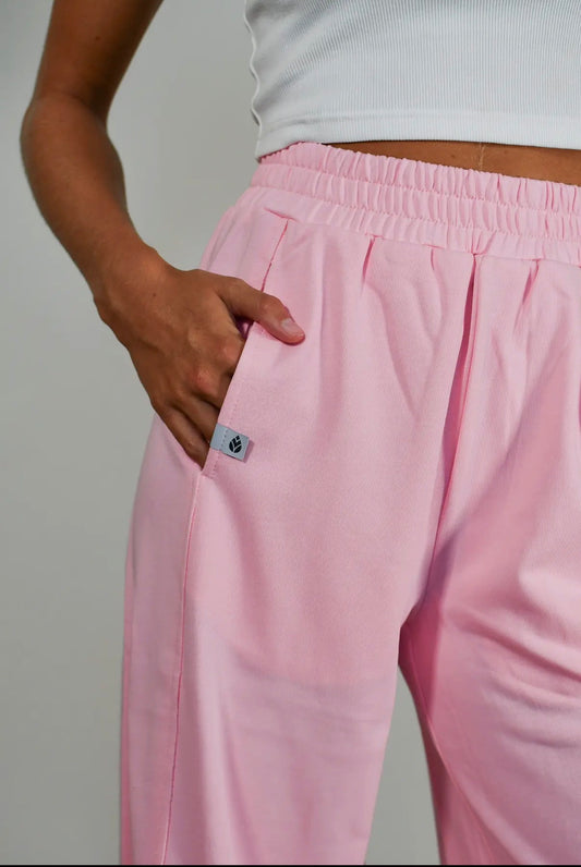 BABY PINK - STRAIGHT LEG JOGGERS