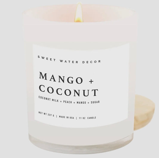 Mango + Coconut 11oz Candle