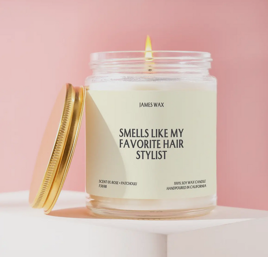 Hairstylist Appreciation Candle