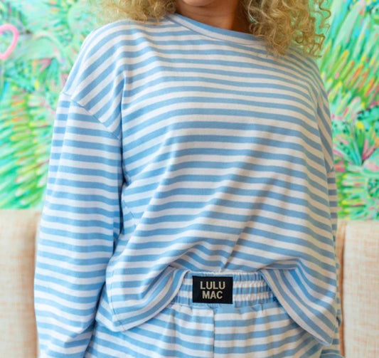 LULU MAC LONG SLEEVE- BLUE