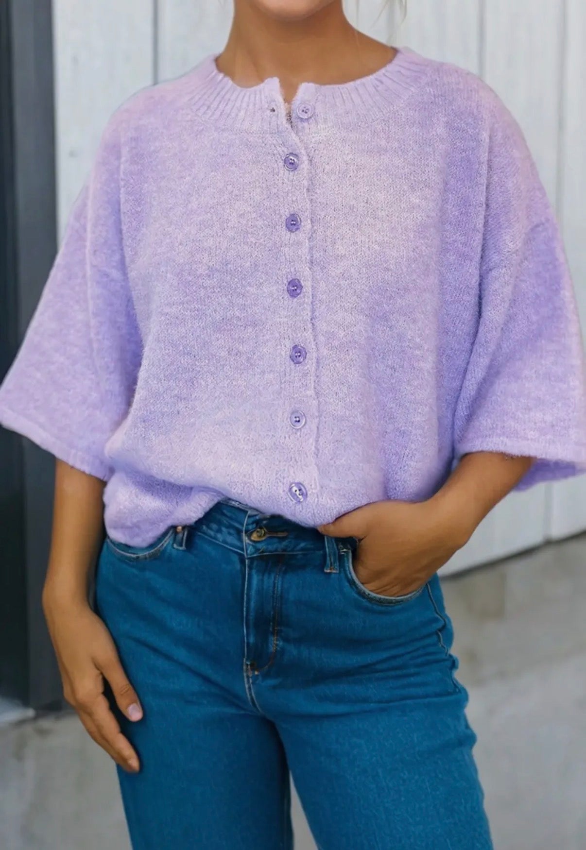 Missy button down sweater