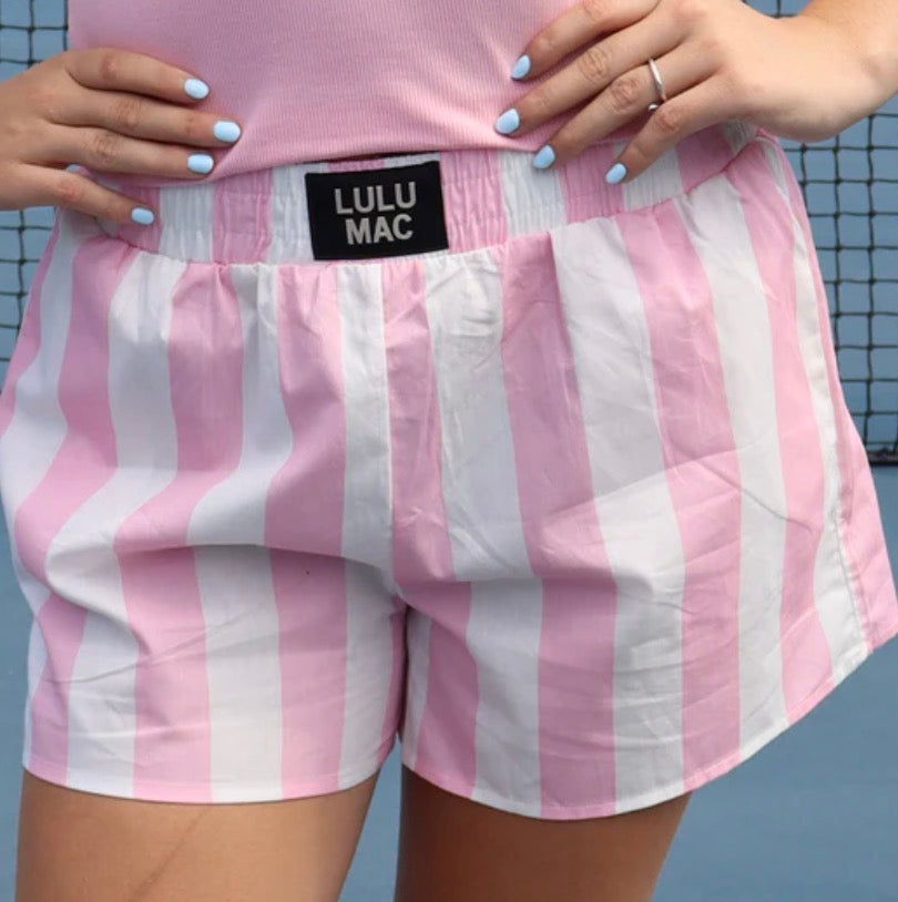 LULU MAC STRIPED SHORTS PRE ORDER