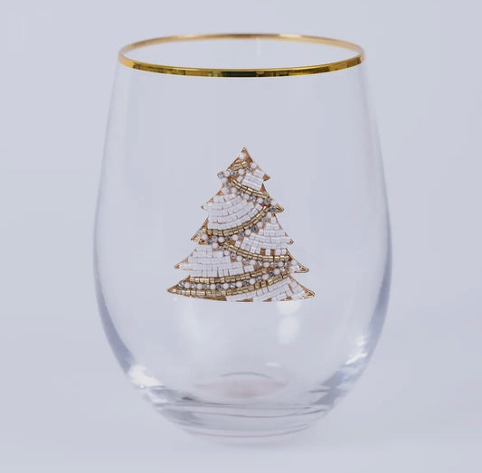 Wine Glass | Embellished Tree