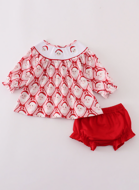 Santa Smock Set