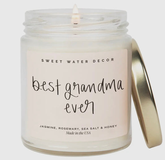Best Grandma Ever Candle Gift