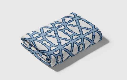 Blue Bamboo Blanket|Throw Blanket